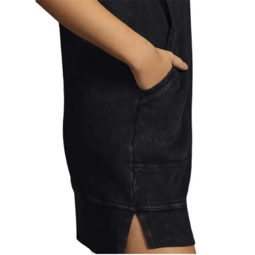 Anthropologie 1X Daily Practice Meru Zip-Front Mini Dress - Picture 3 of 9